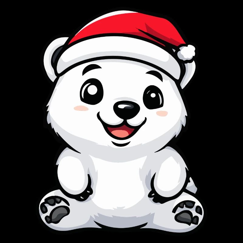 Polar Bear Christmas Cute