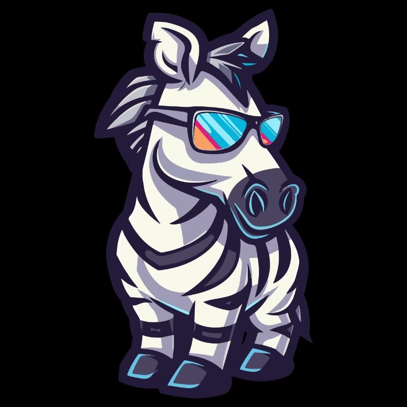 Zebra Cool Comic