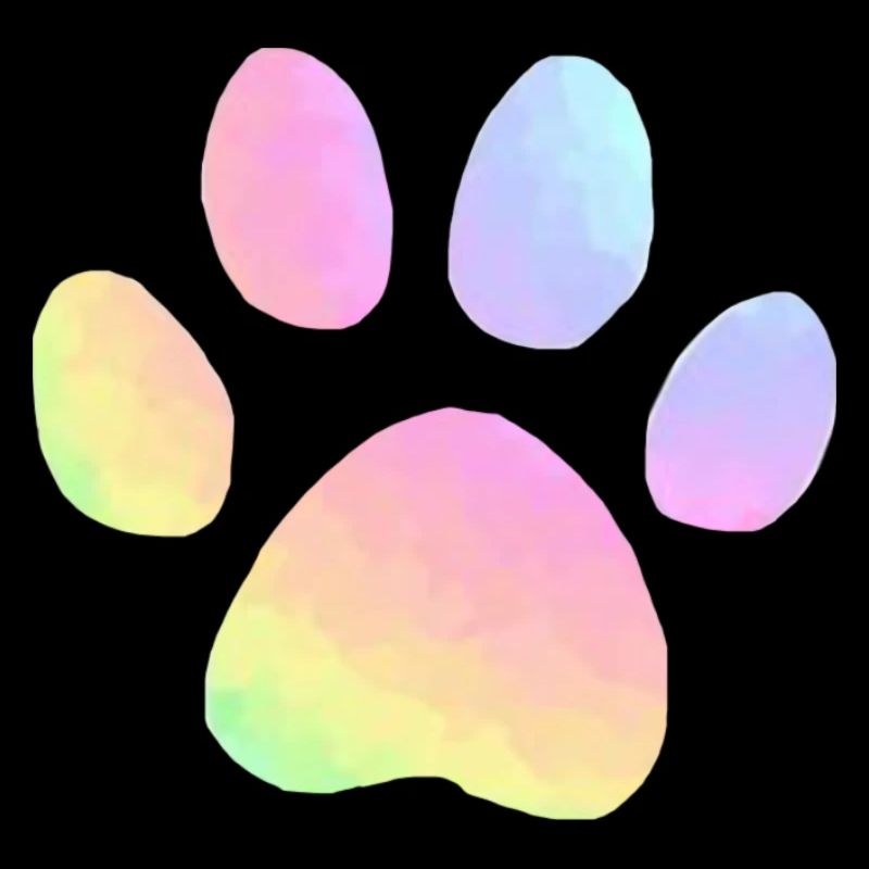 Impression pastel paw
