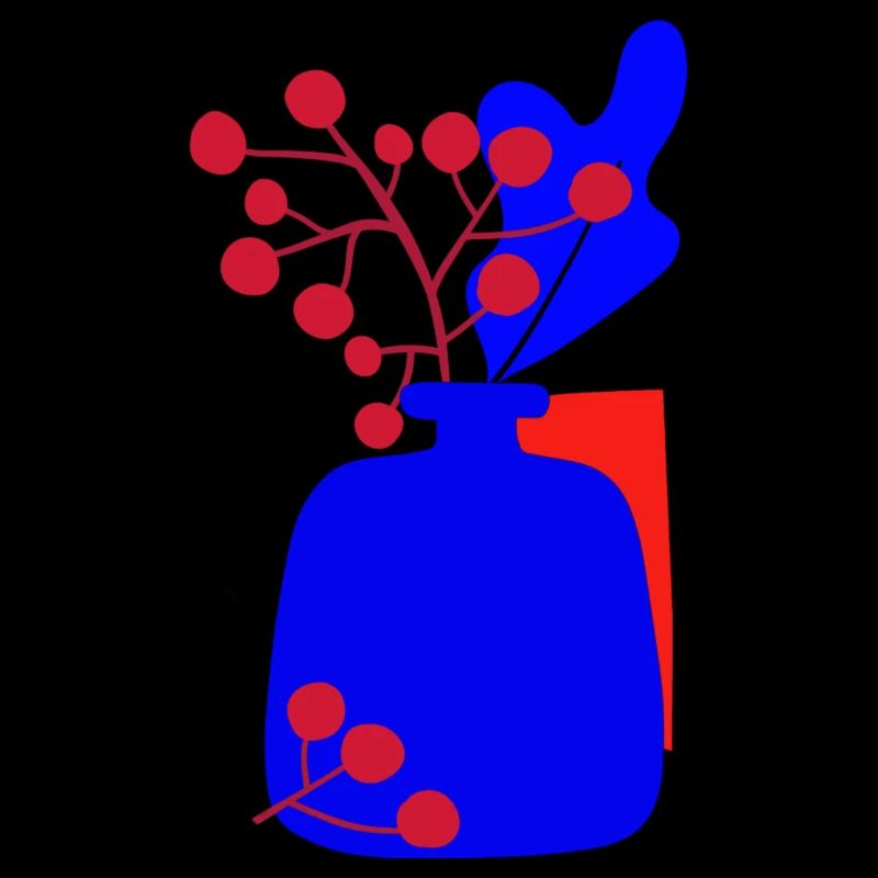 Moderne Weihnachtsillustration