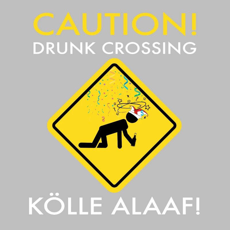 Carnival Costume Kölle Alaaf Cologne Caution Drunk