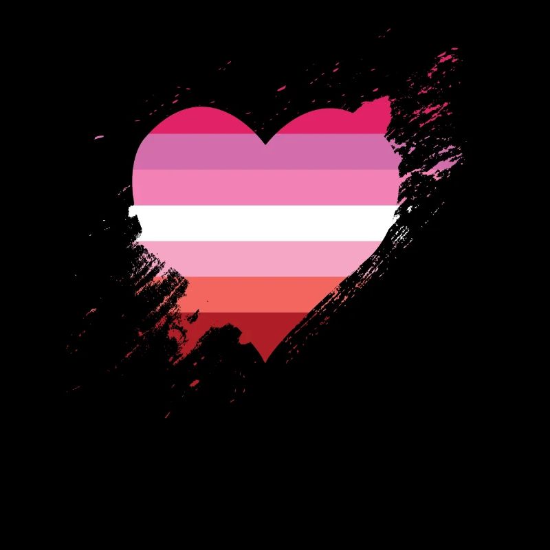 Pride LGBTQ Herz Lesbisch