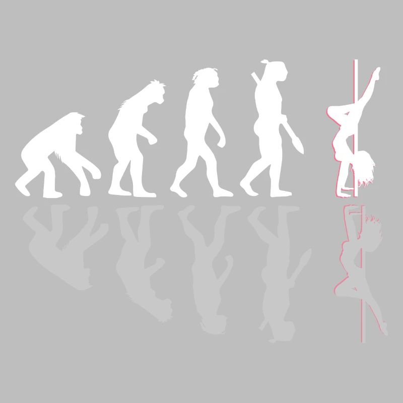 Pole Dance Evolution Geschenk Schatten