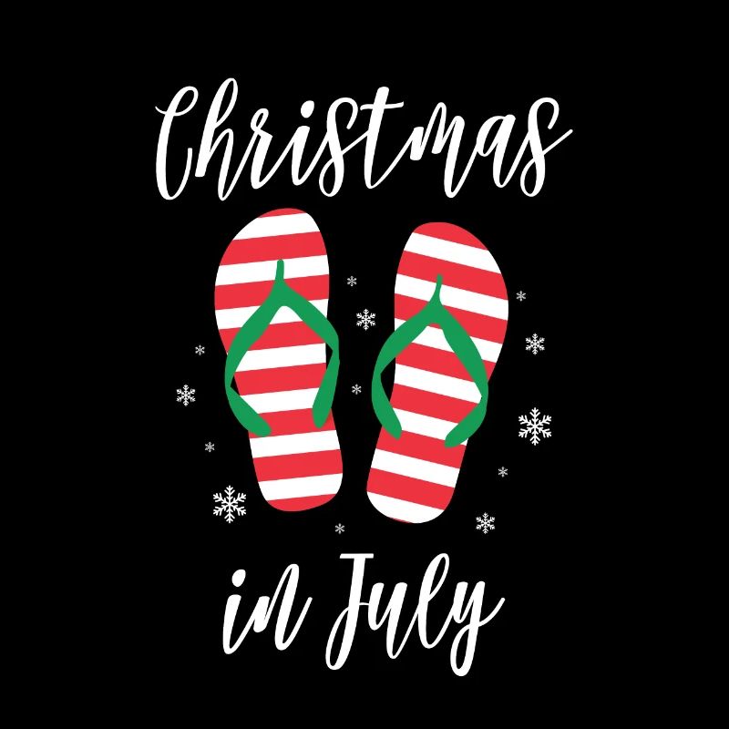Christmas In July Flip Flops Geschenk