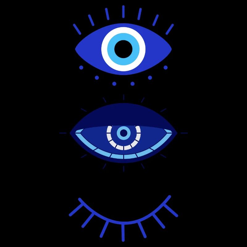 Blaues Auge