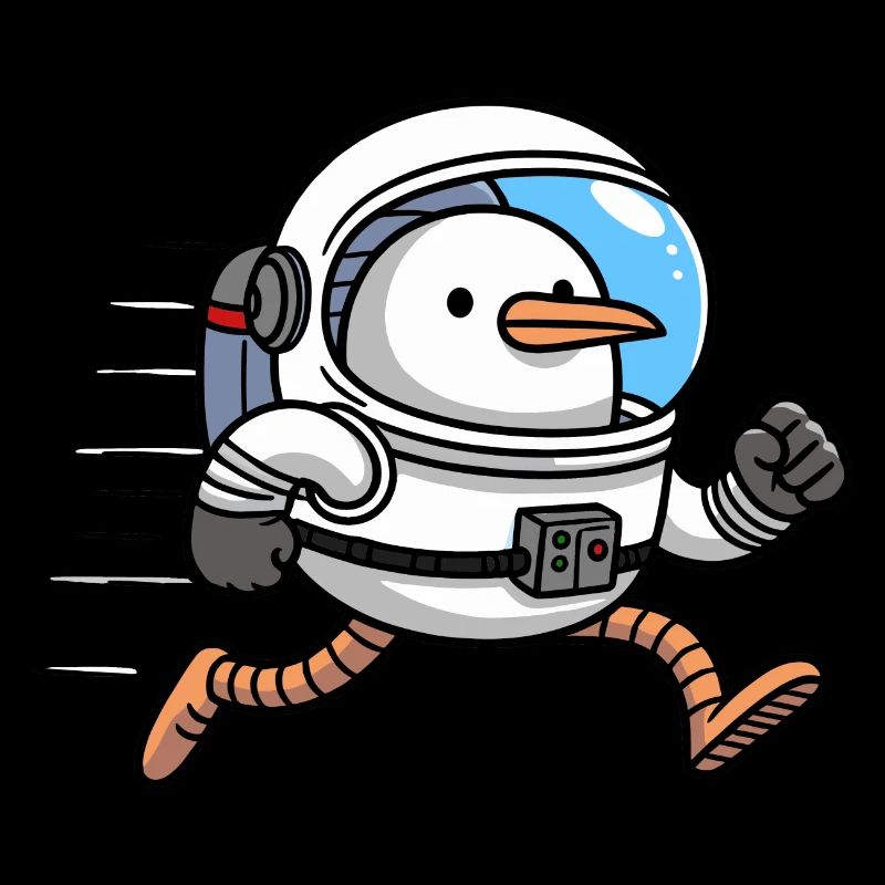 Bande dessinée Seagull Profession Astronaute en combinaison spatiale