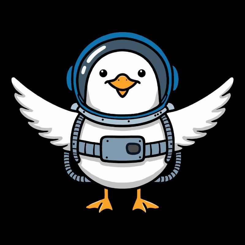 Bande dessinée Seagull Profession Astronaute en combinaison spatiale