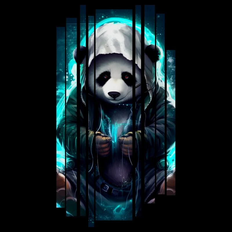 Animaux doux, cyber panda