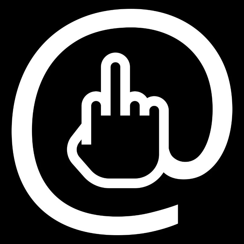 Middle finger / stinky finger for nerds