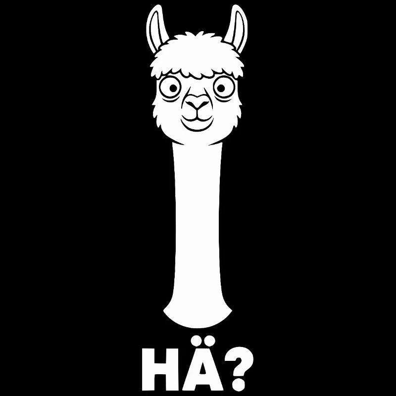Lama mit fragendem Blick