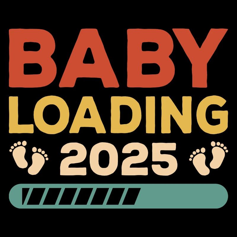 Baby Loading 2025 Kind Geburt Nachwuchs