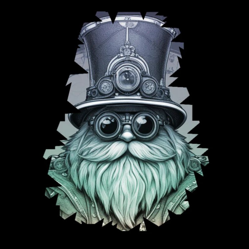 Barbe d’acier en pierre // Steampunk