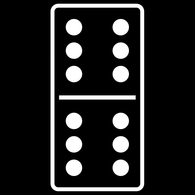 DOMINO STONE 6:6 - VARIABLE COLOR - VECTOR DESIGN!