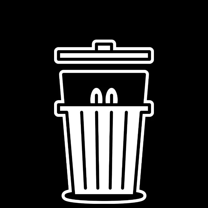 Thug Hiding In A Trash Can