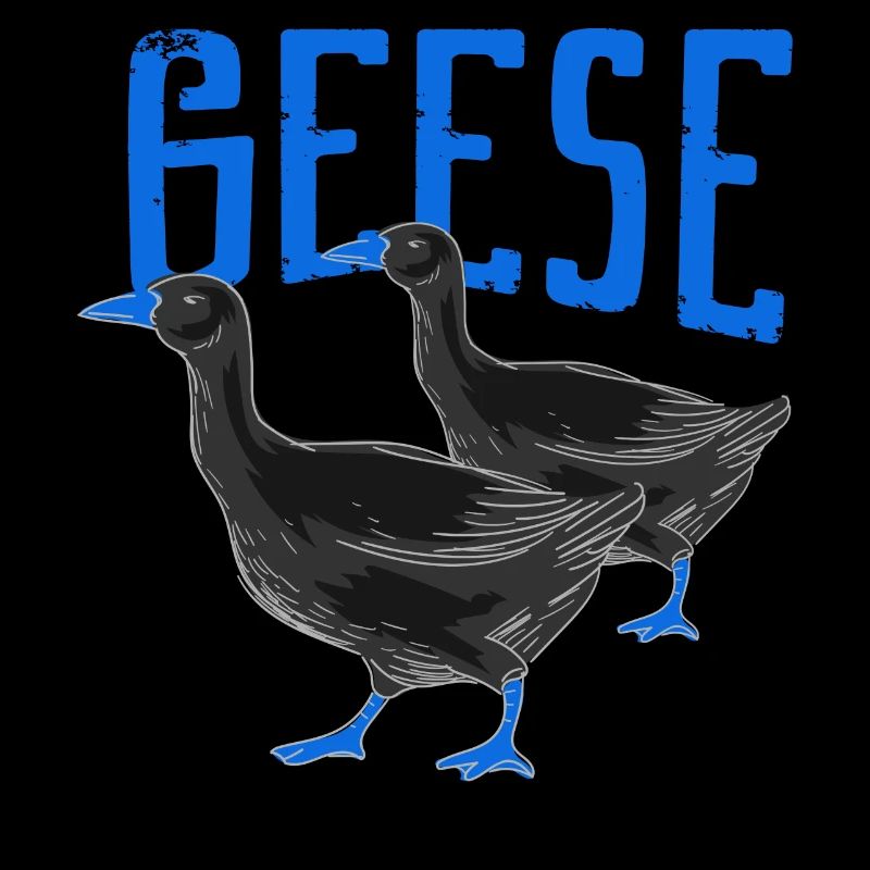 Gänse bringen mich zum Lächeln Netter Gänsevogel