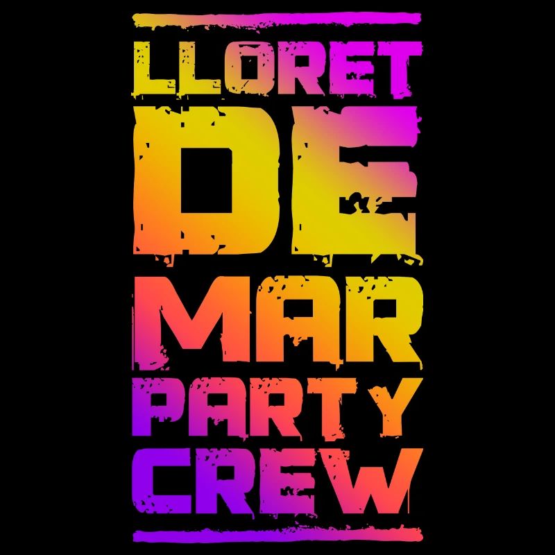 Lloret De Mar Party Crew Colorful