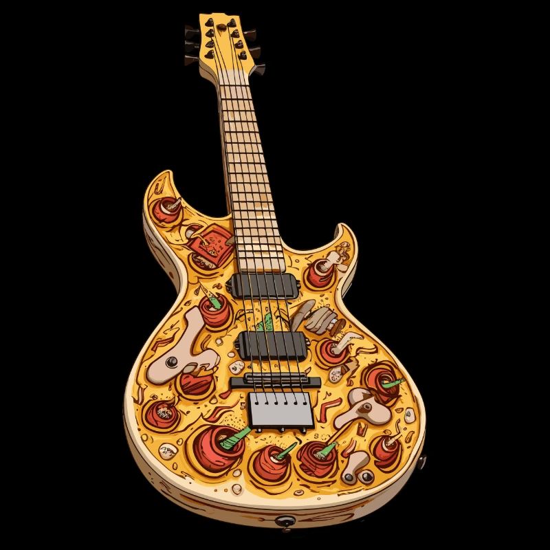 Pizza Gitarre