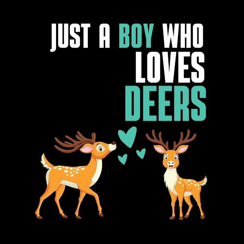 Waldbewohner Wald Tier Jungen Geschenk Hirsch