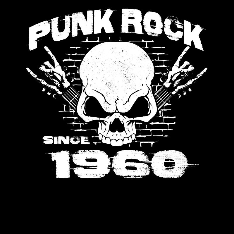 Punk Rock Since 1960 - Skull Rock Hands 64th