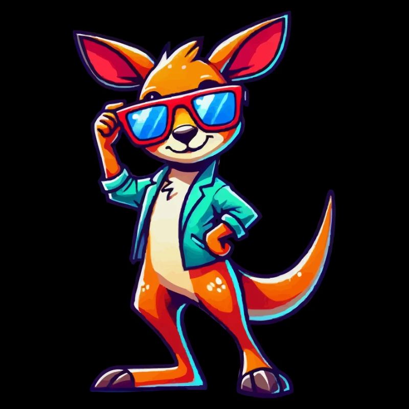 Kangaroo Comic Sonnenbrille