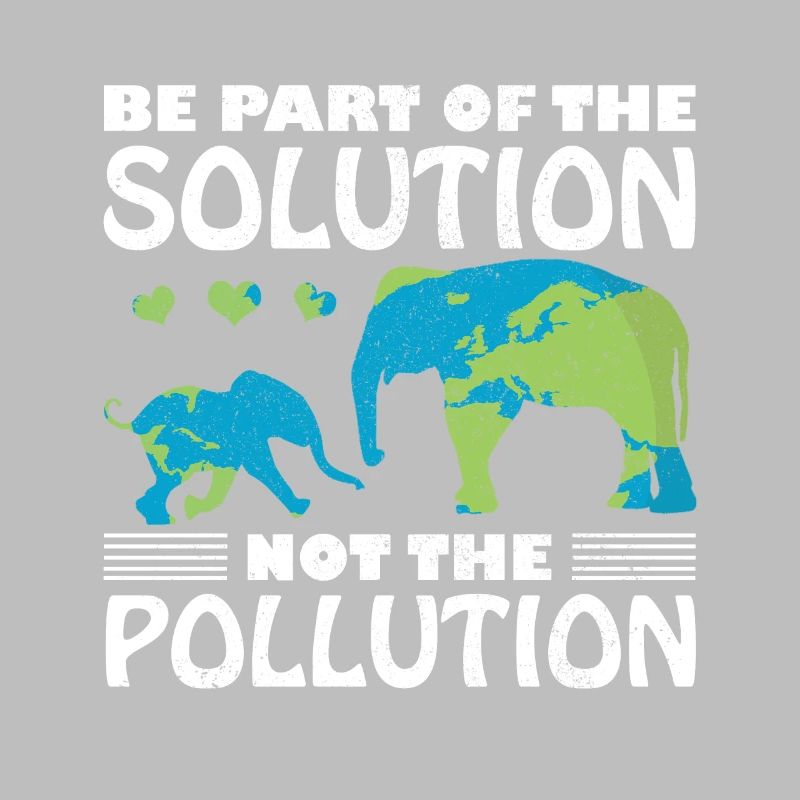 Earth Day Elephant Saying Environment Climate Gift Idea