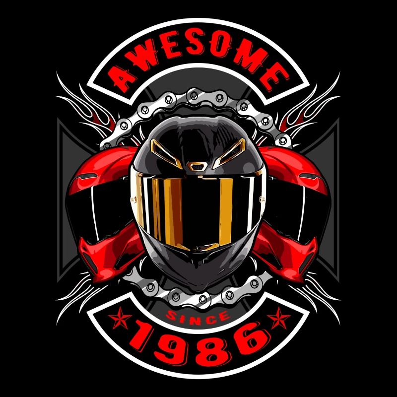 Awesome since 1986, Biker Geburtstag