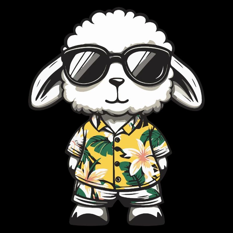 Sheep Comic Holiday