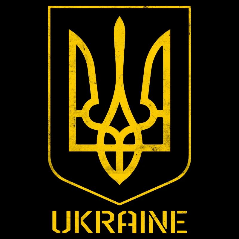 Drapeau de l’Ukraine - tryzub