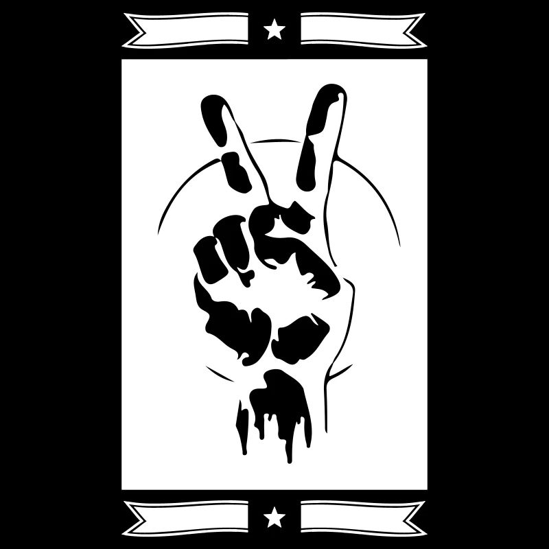 Frieden Hand Zeichen Peace
