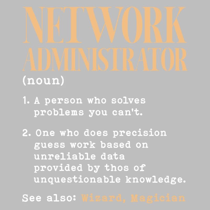 Network administrator Definition