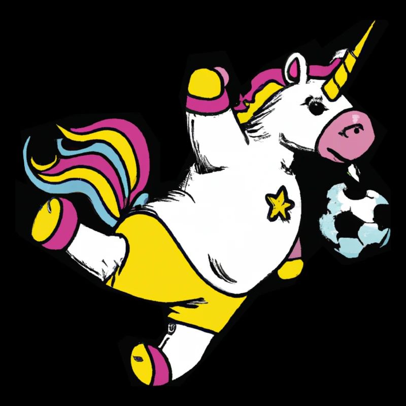 Fußball Einhorn Mädchen