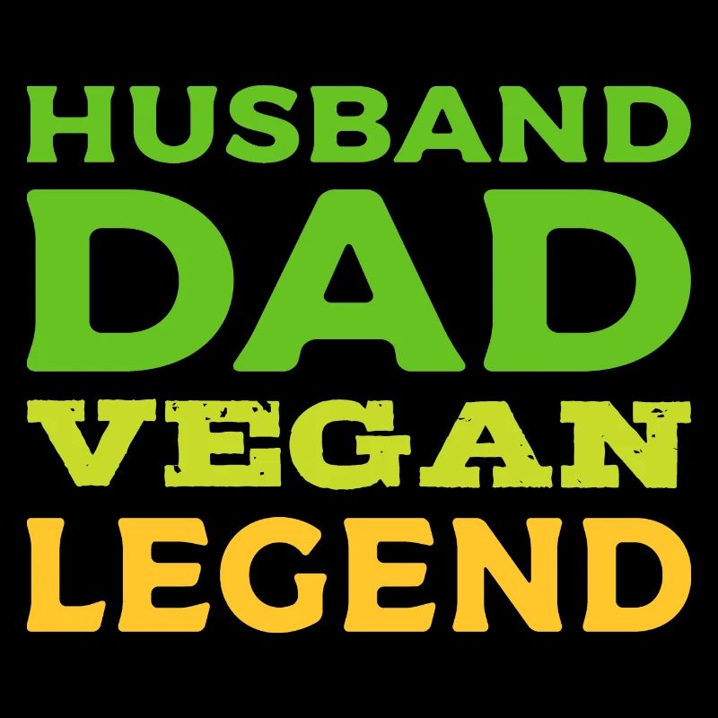 Ehemann Dad Vegan Liebender Ehemann Geschenk