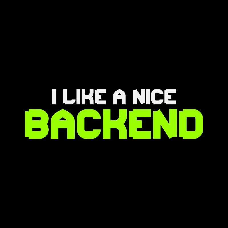 J’aime un bon programmeur de logiciel backend Nerd
