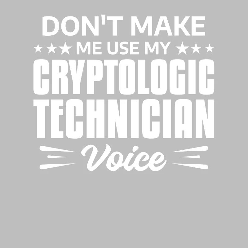 Ne me faites pas utiliser ma voix de technicien en cryptologie