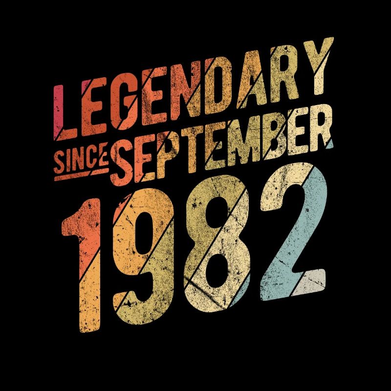 40th Birthday Gift Legendary Since September 1982
