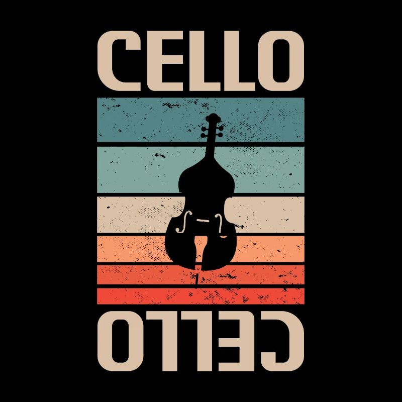 Instrument de violoncelle classique rétro vintage