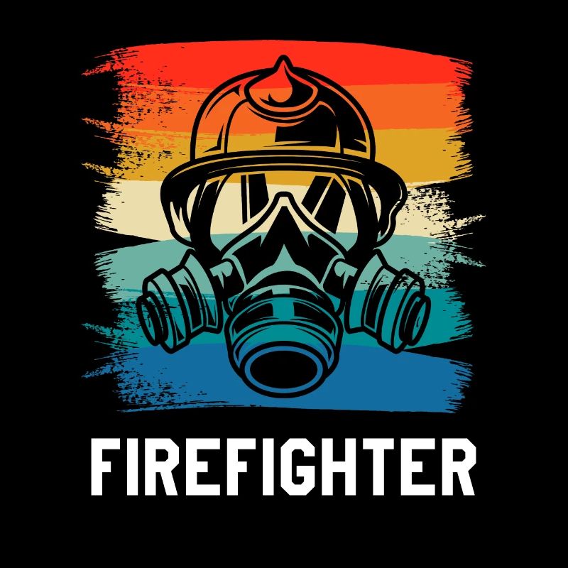 Rétro Vintage Classic Firefighter Firefighting
