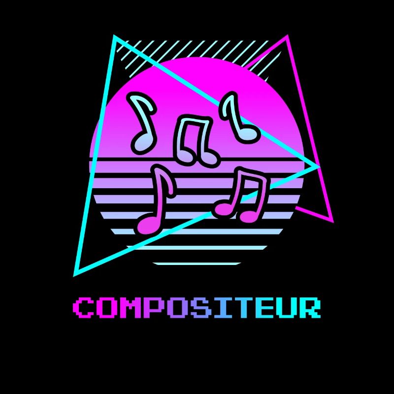 Retro Compositeur Composition Musicale