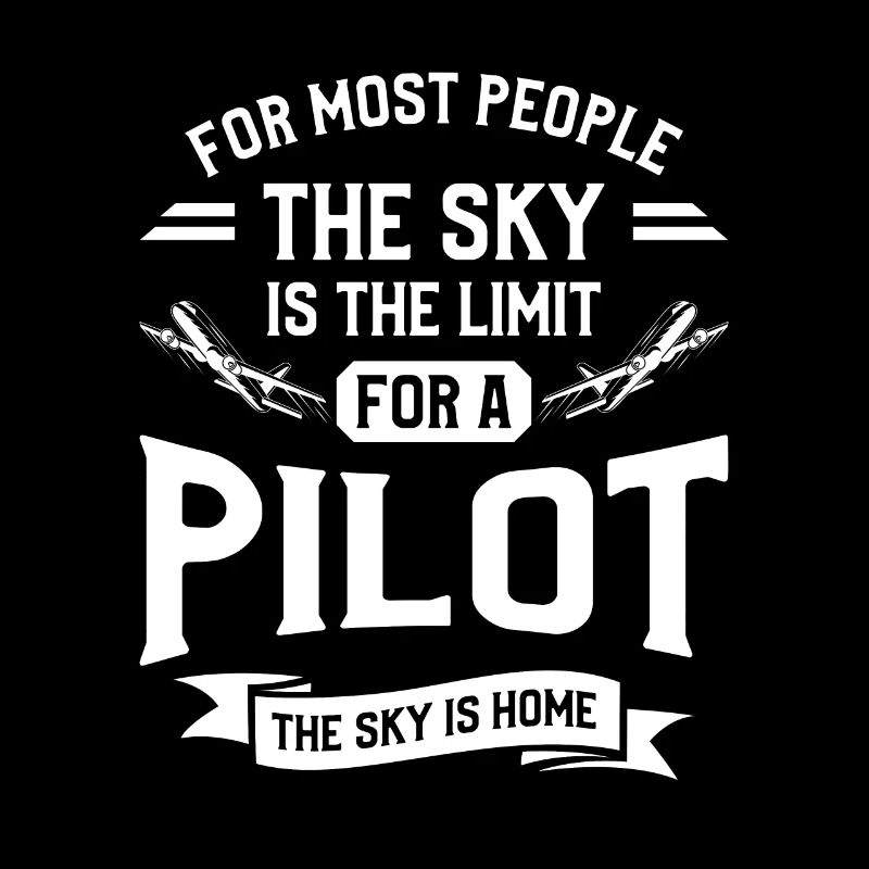 Für einen Piloten ist der Himmel zu Hause Aviation Aviator
