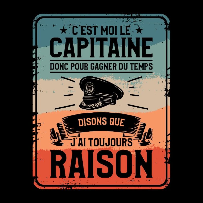 C'est Moi Le Capitaine Donc Pour Gagner Du Temps