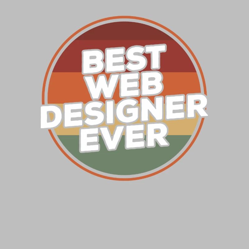 Vintage Bester Webdesigner aller Zeiten Programmierung