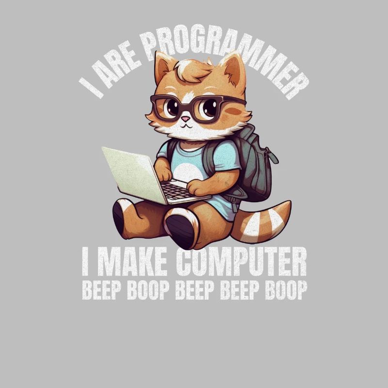 Ich bin Programmierer. Ich mache Computer Beep