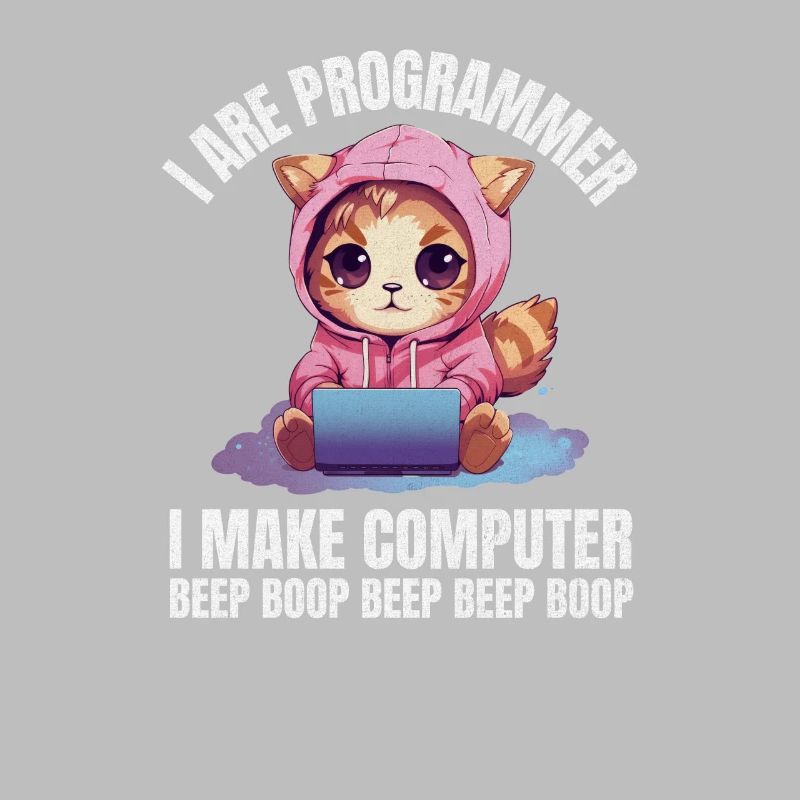 Ich bin Programmierer. Ich mache Computer Beep