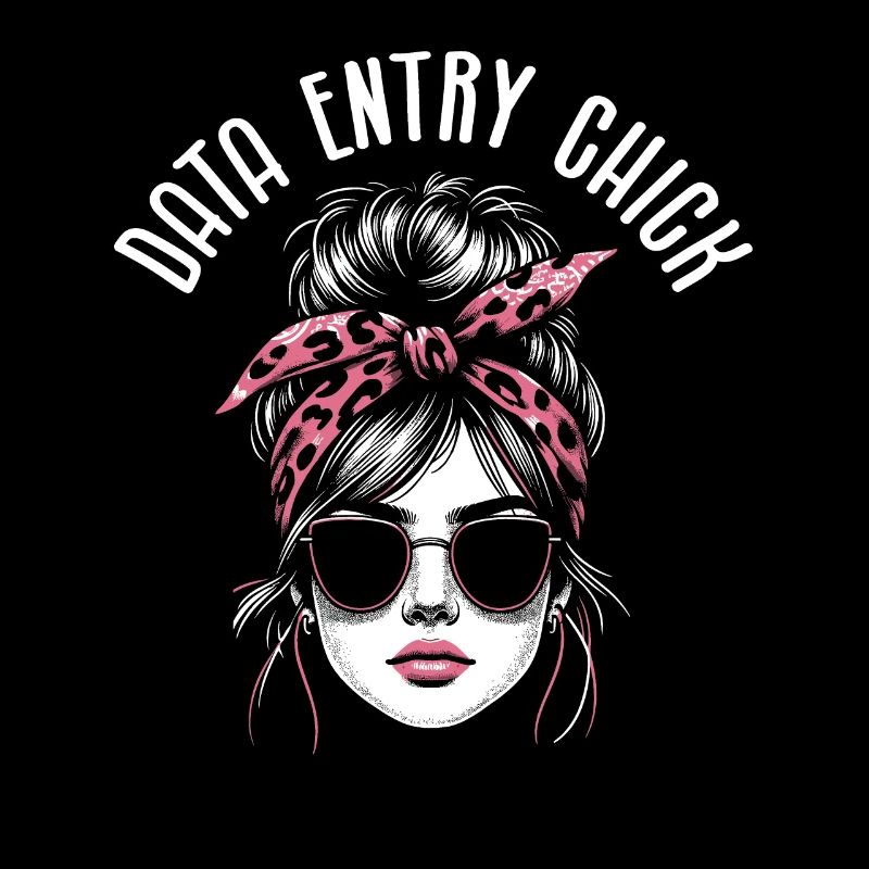 Woman Data Entry Chick Data Entry Clerk