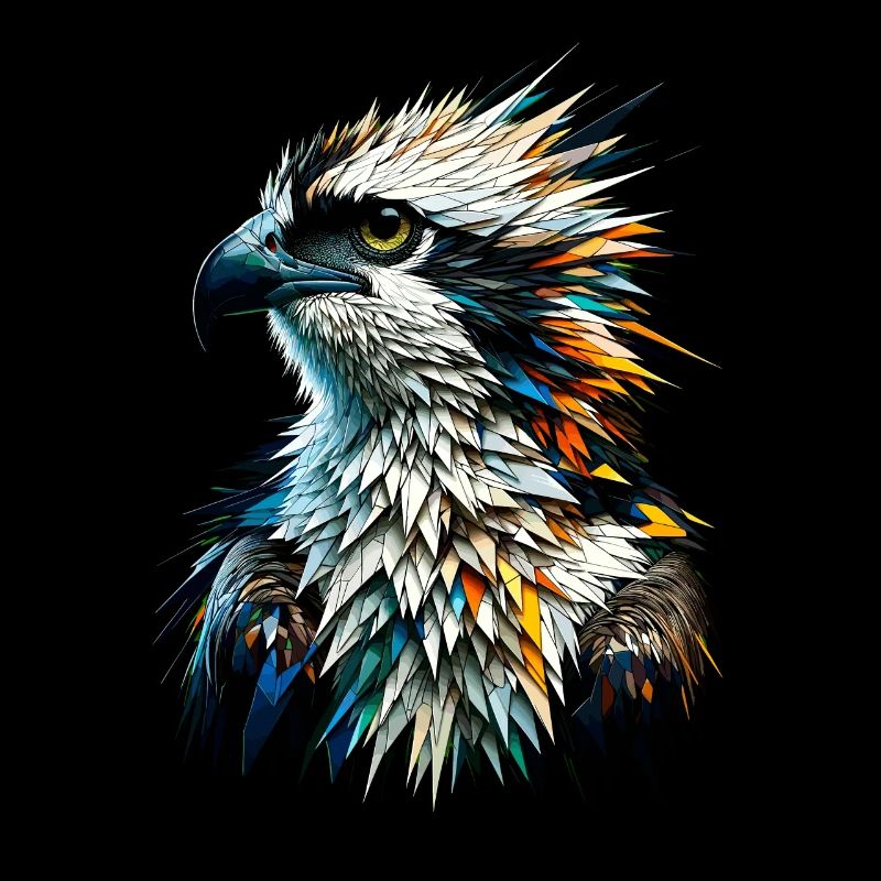 Polygon Art Osprey Sea Hawk Ospreys