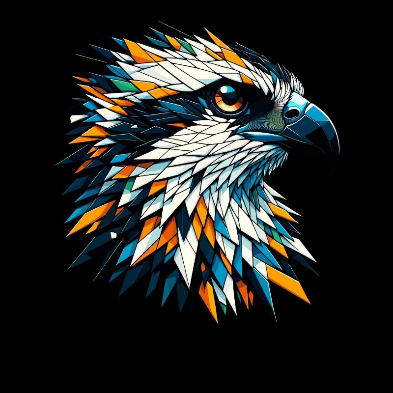Polygon Art Osprey Sea Hawk Ospreys