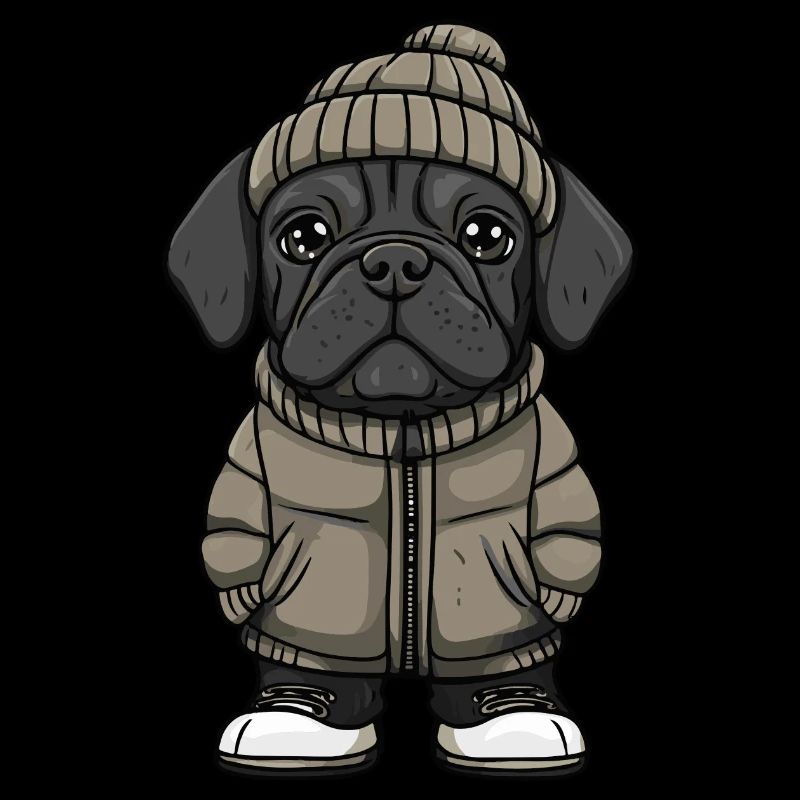Chien Mastiff Élégant