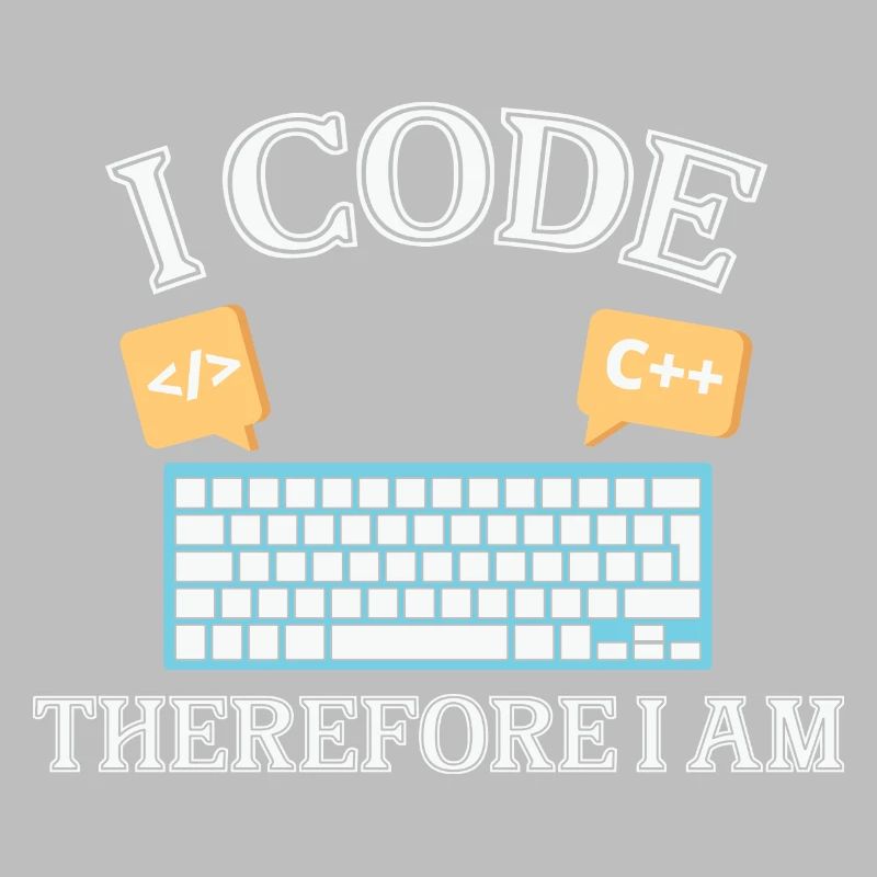 I code therefore i am Funny Programmer for Woman