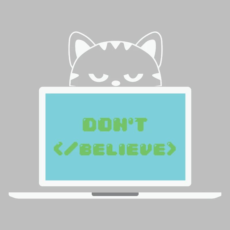 Ne croyez pas le chat programmeur