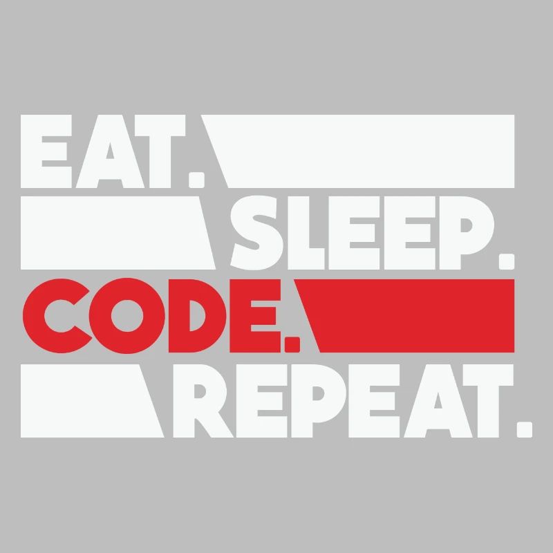 Eat Sleep Code Repeat Programmeur Devloper